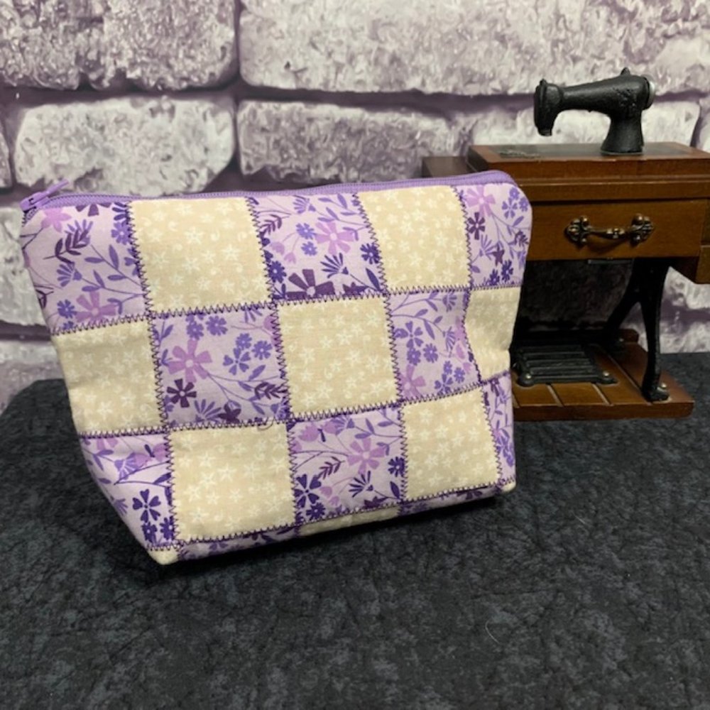 🎉Host Pic🎉 Large Quilted Handmade Cosmetic Bag